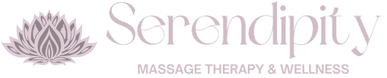 Relaxing massage scene with calming colours and natural elements.